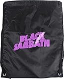 Black Sabbath - Unisex Purple Logo Drawstring