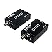 Eazy2hD HDMI Extenders Over Single RG6 Coaxial Cable up to 100m/328ft Support IR Remote Control - US Plug