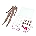 Flameer 1/6 Scale Female Seamless Body Large Bust Stainless Steel Figure Doll Gift New Wheat Skin