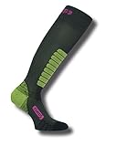 Eurosocks Women's Snow Skiing Sock, Dark Grey, Medium