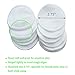12 Pack Bamboo Reusable Makeup Remover Pads, Facial Pads Cleansing Wipe Face Sensitive Skin - Laundry Bag and Storage Bag