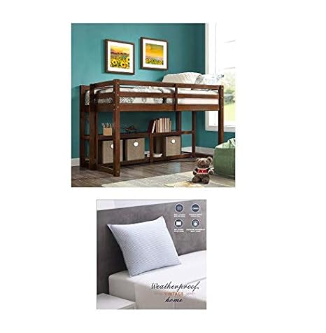 Better Homes And Gardens Twin Loft Storage Bed With Spacious Storage Shelves In Black Talkingbread Co Il
