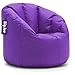 Big Joe Milano Bean Bag Chair Multiple Colors, Provides Ultimate Comfort, Great for Any Room (Plush Plum)