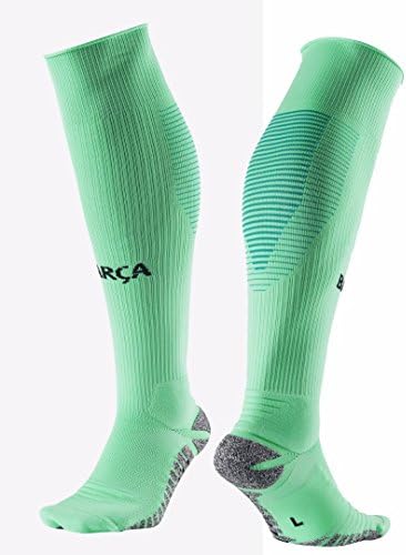2016/2017 Barcelona Messi Neymar Suarez Youth Kids Professional Soccer Football Futbol Socks Green
