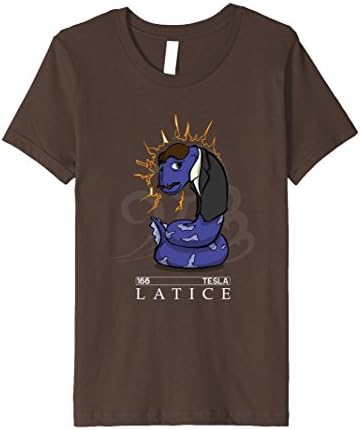 Kids Latice Tesla Eel Character T-Shirt 8 Brown