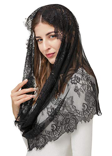 1 Traditional+Inspired+Infinity+Mantilla+Covering
