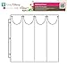 Totally-Tiffany SRSP-P59 Scrap Rack Basic Storage Page, Vertical Quad, 10-Pack