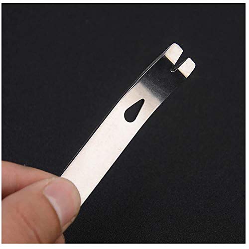 RONRONS 5 Pack Mini Stainless Steel Pocket Pry Bar Crowbar Multifunction EDC Tool Survival Opener