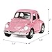 iPlay, iLearn Toy Diecast Car Play Vehicles, Classic Die cast Model Cars, Retro, Truck, Old Beetle Models, Moving Vehicle Toys, Pull Back Action with Lights and Sounds 1:38 (Pink)