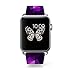 3C-LIFE Watch Band 38/40mm Women for Apple iWatch,Genuine Leather Strap Wrist Band Replacement for Apple Watch All Models 38/40mm - Irrigular Triangles Pattern