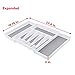 PDTXCLS Yasirona TANGDIAABBCC XGATML ARDOUR VAN KD Organizers 8-Slot Expandable Kitchen or Desk Drawer Organizer: Large Adjustable Storage Tray for Silverware, Utensils, Office Supplies and More