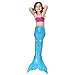 Camlinbo 3PCS Mermaid Tail for Girls Body Suit Tropical Pool Party