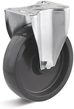 Fixed Castor with High Temperature Wheel 100mm with Plastic Bearing Load 110kg