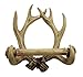 Atlantic Collectibles Rustic Deer Antlers 10 Point Buck Toilet Paper Holder Bathroom Wall Decoration