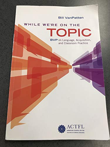 While We're On The Topic