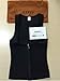 iSZEYU Neoprene Waist Trainer Vest with Zipper Black Blue XS-8XL