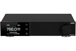 AOSHIDA Topping D70 Pro Sabre ES9039SPro Fully Balanced DAC, Bluetooth 5.1 Wireless Audio DAC, USB/AES/BT5.1/Optical/Coaxial Input, XLR/RCA Audio DAC, Home Audio DA Converters with Remote Control (Black)