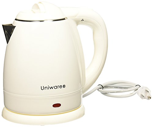 Uniware Electric Kettle with Rotating Base, White (1.2 LT) [70012]