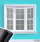 VViViD Dark Black Frosted Etched Window Tinting