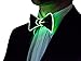 NEON NIGHTLIFE Light Up St Patricks Day Bow Tie, Irish Green Men's Glow in the Dark LED Tie