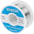 SONEAK 60/40 Tin Lead Solder With Rosin Core For Electrical Soldering 1.0mm 50g