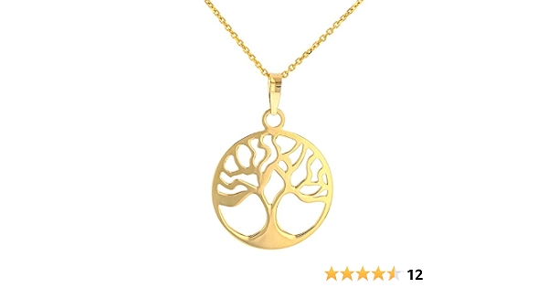 Disk Chain Pendant Necklace 