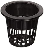 100 pack - 2 inch Net Pots Cz All Star Round HEAVY DUTY Cups WIDE LIP Design - Orchids • Hydroponics Slotted Mesh