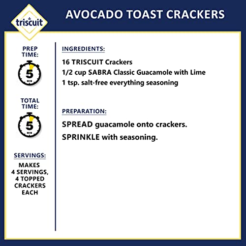 TRISCUIT ORIGINAL WHOLE GRAIN WHEAT CRACKERS, VEGAN CRACKERS, HEALTHY SNACKS, LUNCH SNACKS, 8.5 OZ