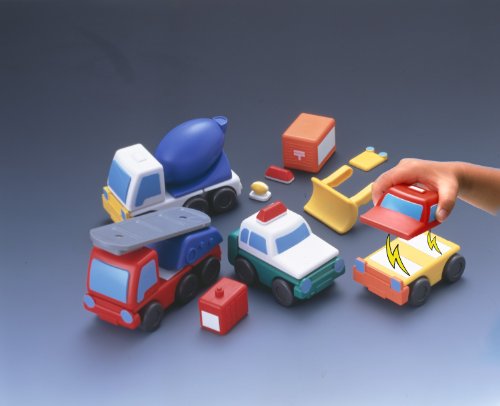 Magna-Tiles Working Trucks