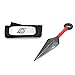 Fomei Naruto Konoha Leaf Village Ninja Shinobi Cosplay Headband with Naruto Ninja Weapons Props Naruto-Big Kunai Plastic Toy