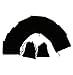Wudygirl 100 PCS Velvet Drawstring Bags Jewelry Pouches Drawstring Bags 5X6'' Cloth Gaming Dice Fingertip Gyro Marble Jewelry Bags (100PCS Black, 5x6)