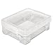 ADVANTUS 40311 Super Stacker Crayon Box, Clear, 3 1/2 x 4 4/5 x 1 3/5