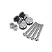 HDBUBALUS Motorcycle Backrest Sissy Bar Mounting Docking Hardware Set Fit for Harley Sportster 883 1200 2004-2017
