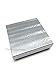 The Display Guys~ Pack of 100 Cotton Filled Cardboard Paper Silver Jewelry Box Gift Case - Silver Foil (3 1/2x3 1/2x1 inches #33)
