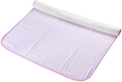 BUYBUYGO Menstrual Pad Ecological Cotton for Ladies and Girls - 4 Layers Waterproof Reusable Changing Pad Cover for Travel and Home Portable Change Cover Bed Pads (35.4" x 27.5", Pink)