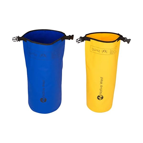 Dry-Bag-2-Pack-With-Shoulder-Strap-Waterproof-Floating-Dry-Gear-Bags-for-Boating-Kayaking-Fishing-Rafting-Swimming-Camping-Hiking-Rafting-SUP-and-Snowboarding-Dry-Compression-Sack-with-High-Quality-Ro