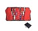 UNITED CUTLERY Large Knife Roll - PVC Exterior, Felt Interior, Carrying Handle, Holds Up to 50 Knives of Different Sizes, Quick-Release Buckle Straps