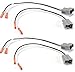 (2) Pair of Metra 72-9300 Speaker Wire Adapters for Select Mazda/Nissan Vehicles - 4 Total Adapters