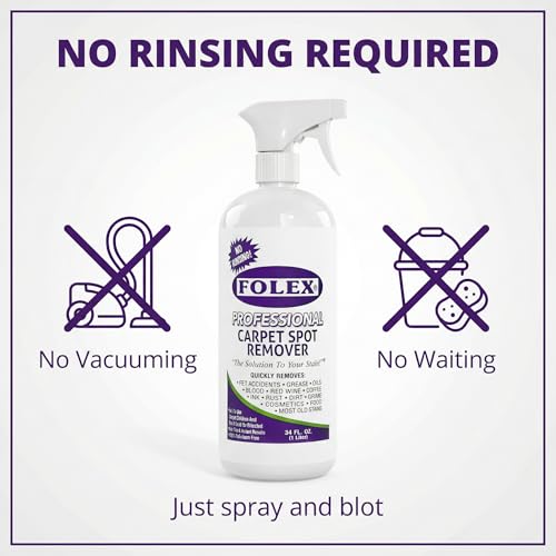 FOLEX Professional Carpet Stain Remover Spray – Stain Remover for Old Stains photo 9