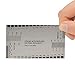 TIMESETL 32 Blades Steel Feeler Gauge Dual Marked Metric and Imperial Gap Measuring Tool + 9 Understring Radius Gauge Luthier Tools + String Action Ruler for Guitar and Bass Setup