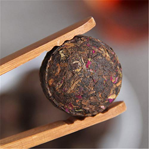 HELLOYOUNG Pu-Erh-Tee 100 g Reifer Pu'er-Tee in Dosen Rose Puer Kleiner Tuocha-Tee Gekochter Pu-Erh-Tee Chinesischer Tee Gesunder Puerh-Tee Roter Tee – Bild 5