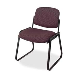 Amazon.com : Office Star Deluxe Sled Base Armless Chair ...