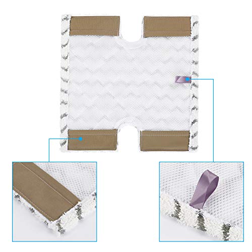 iSingo 4 Pack Steam Mop Pads Replacement for Shark LiftAway Pro