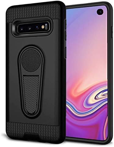 Prodigy Cases Samsung Galaxy S10 Plus Case with Tough Kickstand and Heavy Duty Armor Protection Technology for Samsung Galaxy S10 Plus (2019) (Black)