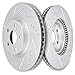 SCITOO Front Brake Rotors, 2pcs Drilled & Slotted Brakes Kit fit for 03-08 for Pontiac Vibe,05-07 10 for Scion tC,00-05 for Toyota Celica,03-08 for Toyota Corolla,03-08 for Toyota Matrix
