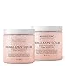 Majestic Pure Himalayan Salt Body Scrub with Lychee Oil, Exfoliating Salt Scrub to Exfoliate & Moisturize Skin, Deep Cleansing - 10 oz (Pack of 2)