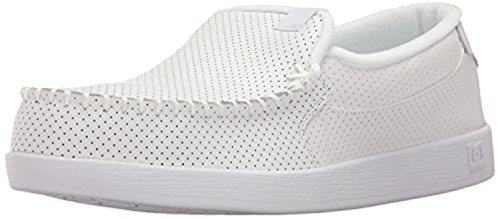 DC Shoes Men's Villain Slip On Shoes White 9 & Oxy Cleaner Bundle