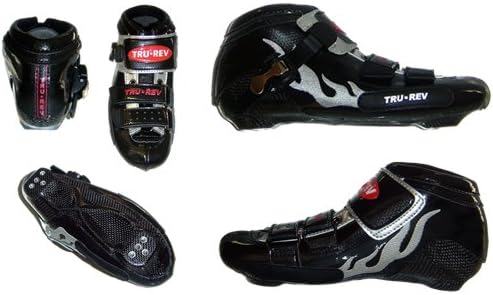 Trurev Inline/ Ice Carbon Fiber Skate Boots- 195 Longmount- Size 7 Black- SPECIAL PRICING