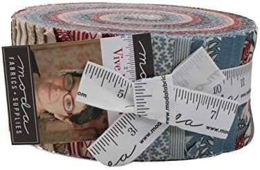 Moda Fabrics Viva La France Jelly Roll Amazon Co Uk Kitchen Home