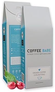 Skinny Coffee Matcha Powder Superfood Mix CoffeeBabe | 100% Organic Coffee | Natural Alternative to Slimming Pills or Slim Tea | Weight Loss Ground Coffee